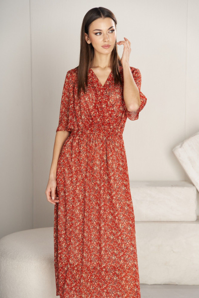 Платье Fantazia Mod 4726 терракот - фото 2