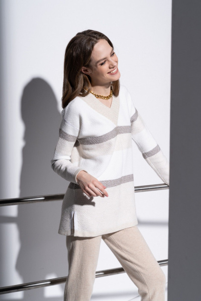 Туника Barbara Geratti С4040BG молочный/св.беж - фото 3