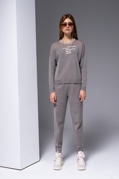 Джемпер Barbara Geratti С4313BG т.беж/кора - фото 2