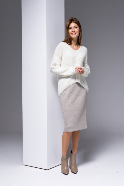 Юбка Barbara Geratti С8231BG серый/св.беж - фото 1