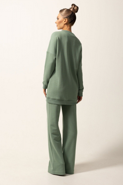 Свитшот Golden Valley 2348 светло-зеленый - фото 3