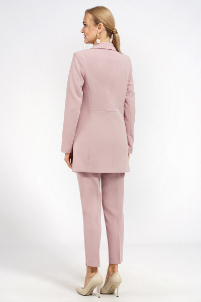 Брюки, жакет Alani Collection 2090 пудра - фото 3