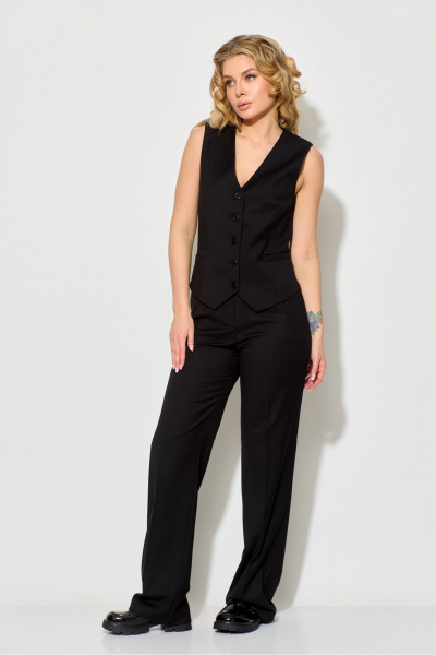 Брюки, жилет Chumakova Fashion 106 черный - фото 3