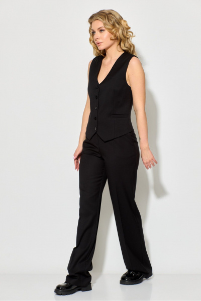 Брюки, жилет Chumakova Fashion 106 черный - фото 2