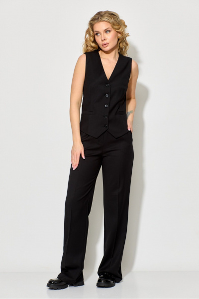 Брюки, жакет, жилет Chumakova Fashion 110 черный - фото 13