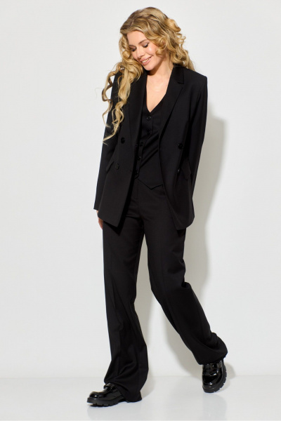 Брюки, жакет, жилет Chumakova Fashion 110 черный - фото 5