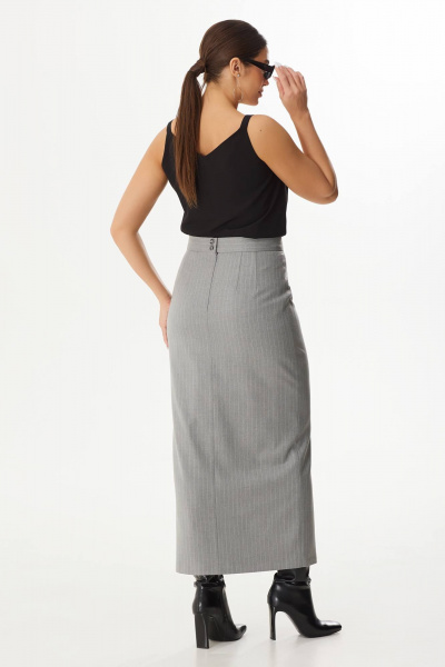 Юбка Elady 4324 светло-серый,полоска - фото 4