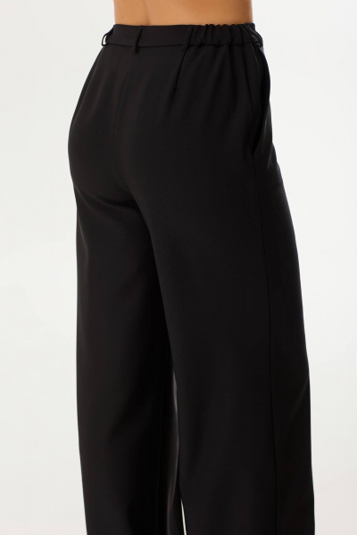 Классические брюки прямого силуэта из костюмной ткани Elady 4304 черный(однотон) - фото 4