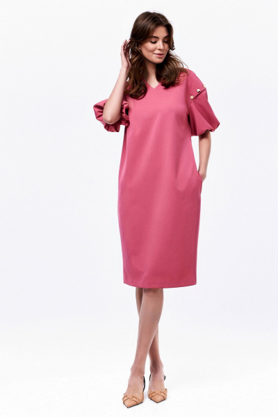 Платье KaVaRi 1071 коралловый - фото 6