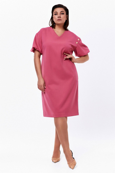 Платье KaVaRi 1071 коралловый - фото 4