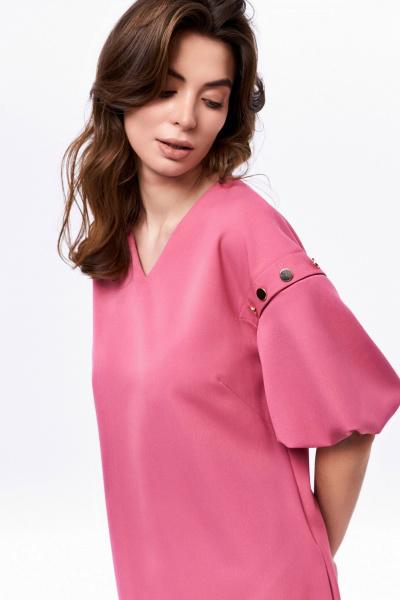 Платье KaVaRi 1071 коралловый - фото 3