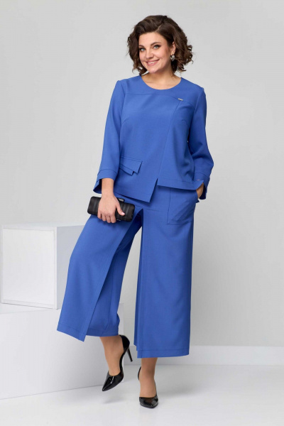 Блуза, брюки Асолия 1400 cиний - фото 7
