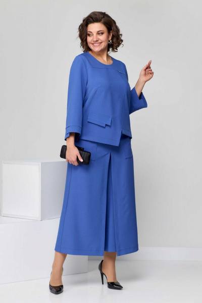 Блуза, брюки Асолия 1400 cиний - фото 5