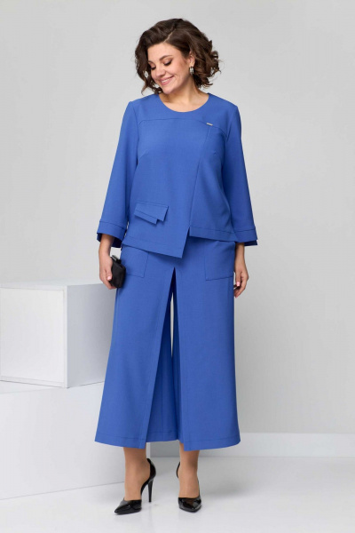 Блуза, брюки Асолия 1400 cиний - фото 4