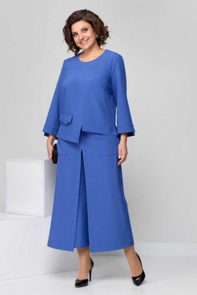Блуза, брюки Асолия 1400 cиний - фото 2