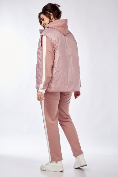 Брюки, жилет, худи Диомант 1917 пудра - фото 9