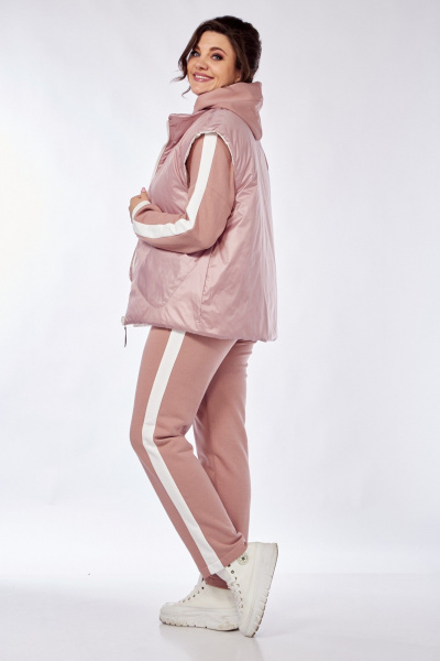 Брюки, жилет, худи Диомант 1917 пудра - фото 8