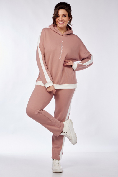 Брюки, жилет, худи Диомант 1917 пудра - фото 7