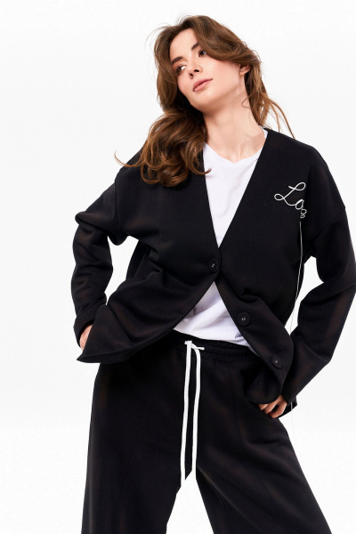 Брюки, кардиган KaVaRi 8018 черный - фото 10