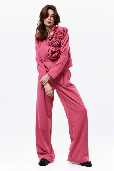 Брюки, жакет KaVaRi 8020 коралловый - фото 12