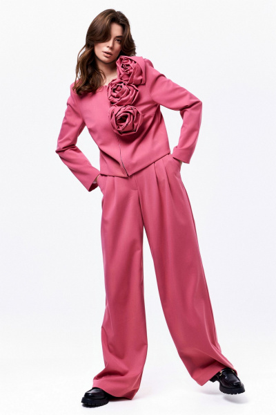 Брюки, жакет KaVaRi 8020 коралловый - фото 8