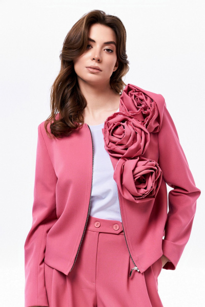 Брюки, жакет KaVaRi 8020 коралловый - фото 6