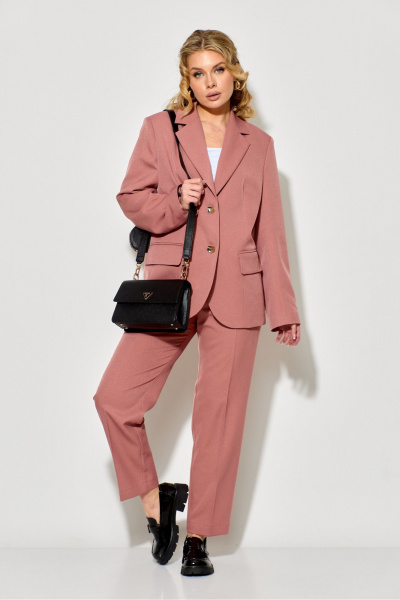 Брюки, жакет Chumakova Fashion 124 розовый - фото 5