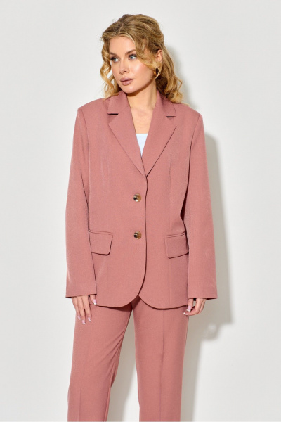 Брюки, жакет Chumakova Fashion 124 розовый - фото 3