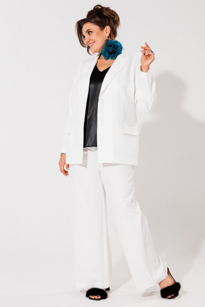 Брюки Anelli 1416.1 белый - фото 6