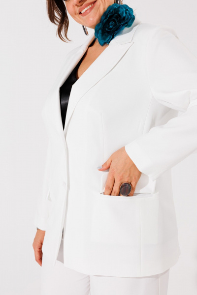 Жакет Anelli 1416 белый - фото 7