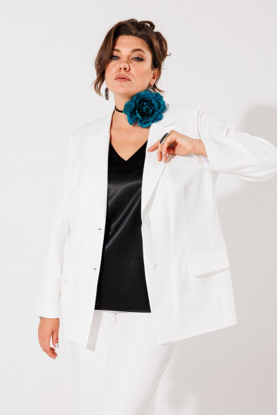 Жакет Anelli 1416 белый - фото 3