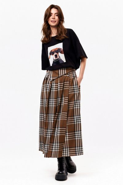 Юбка KaVaRi 2008 принт_клетка - фото 8