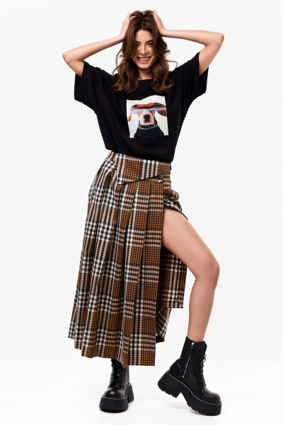 Юбка KaVaRi 2008 принт_клетка - фото 6