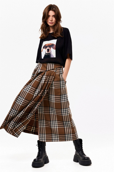 Юбка KaVaRi 2008 принт_клетка - фото 5