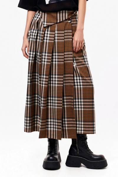 Юбка KaVaRi 2008 принт_клетка - фото 3