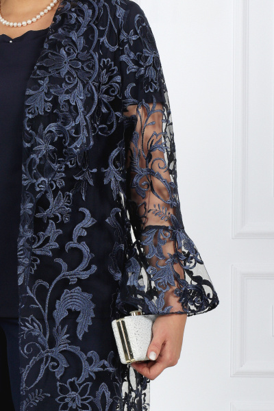 Брюки, кардиган, майка Ninele 5989 синий - фото 5