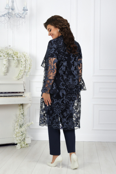 Брюки, кардиган, майка Ninele 5989 синий - фото 7