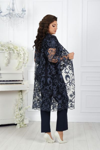 Брюки, кардиган, майка Ninele 5989 синий - фото 8