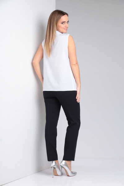 Блуза, брюки, жакет Lady Line 455 синий - фото 9