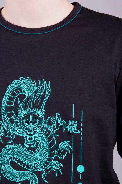 Брюки, майка 8 Марта 153010-3С654Д40-182,188 черный - фото 3