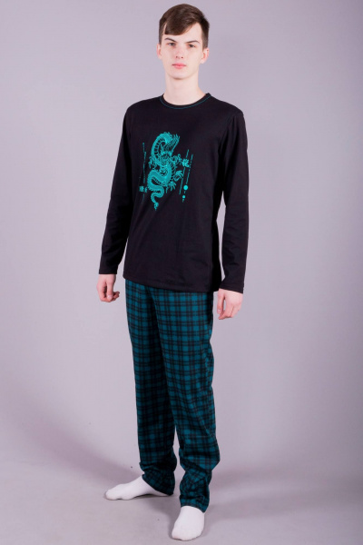 Брюки, майка 8 Марта 153010-3С654Д40-182,188 черный - фото 1