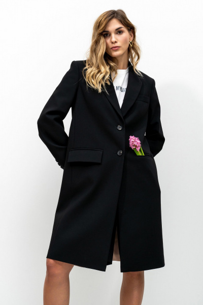 Жакет SILVERSPICE S-2318 черный - фото 10