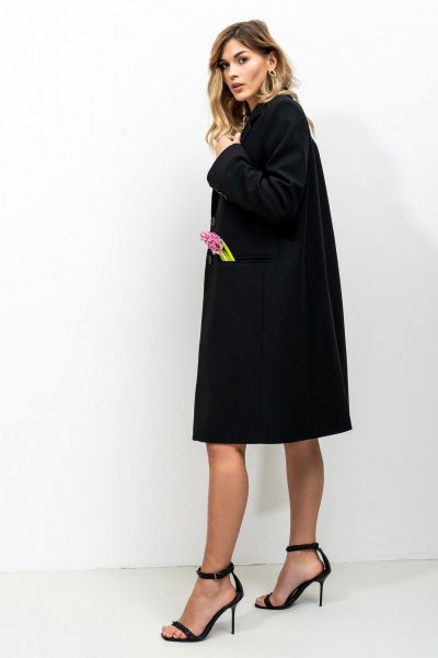 Жакет SILVERSPICE S-2318 черный - фото 9