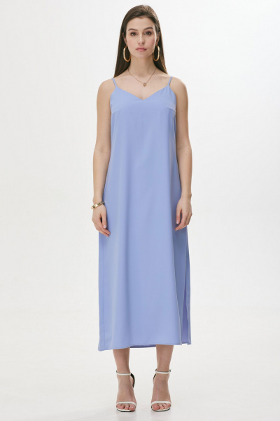 Двойка из струящейся ткани: блуза и платье без рукавов Lyushe 3719 - фото 3