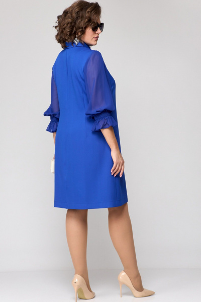 Платье EVA GRANT 7185 василек - фото 9