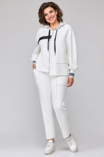 Брюки, худи DaLi 5633 молочный - фото 1