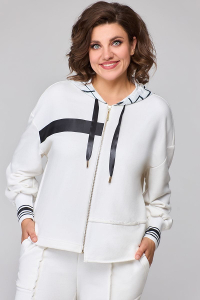 Брюки, худи DaLi 5633 молочный - фото 3