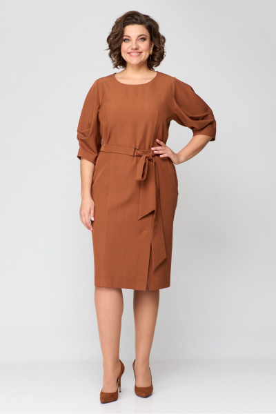 Платье Danaida 2184 терракот - фото 2