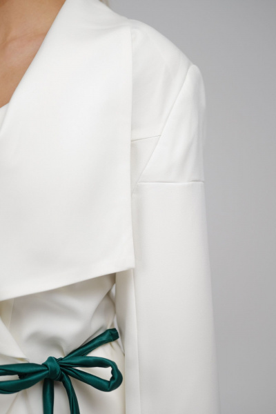 Деловой комплект из костюмной ткани жакет и брюки Rosheli 590/1 - фото 6