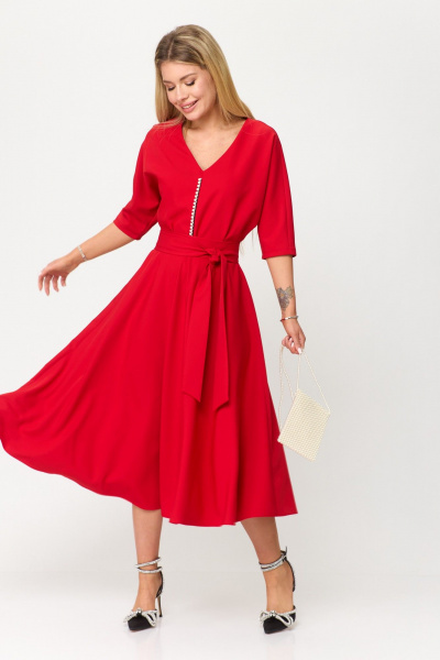 Платье T&N 7488 красный - фото 8